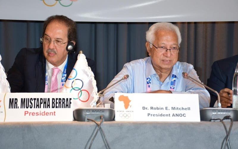 Mustapha Berraf et le soutien aux Comités Nationaux Olympiques